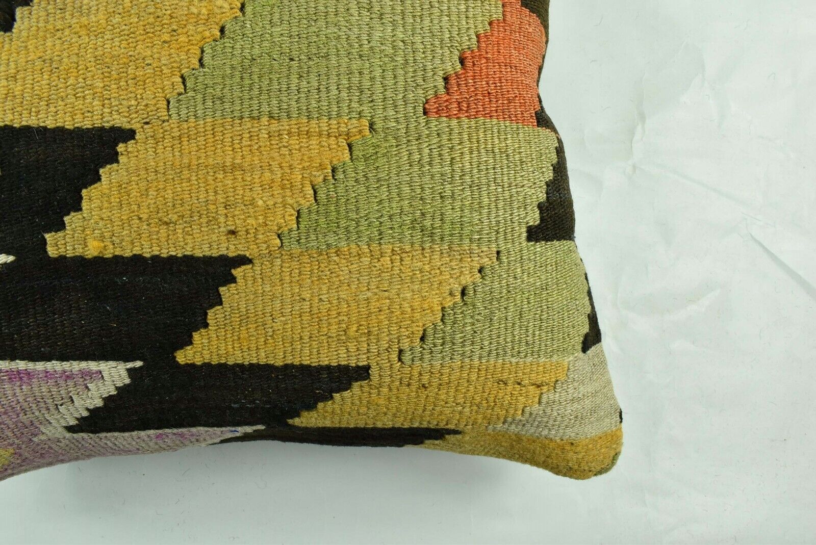 20x20 Kilim Pillow Cover Handmade Vintage Oushak Kilim Cushion Cover A1891