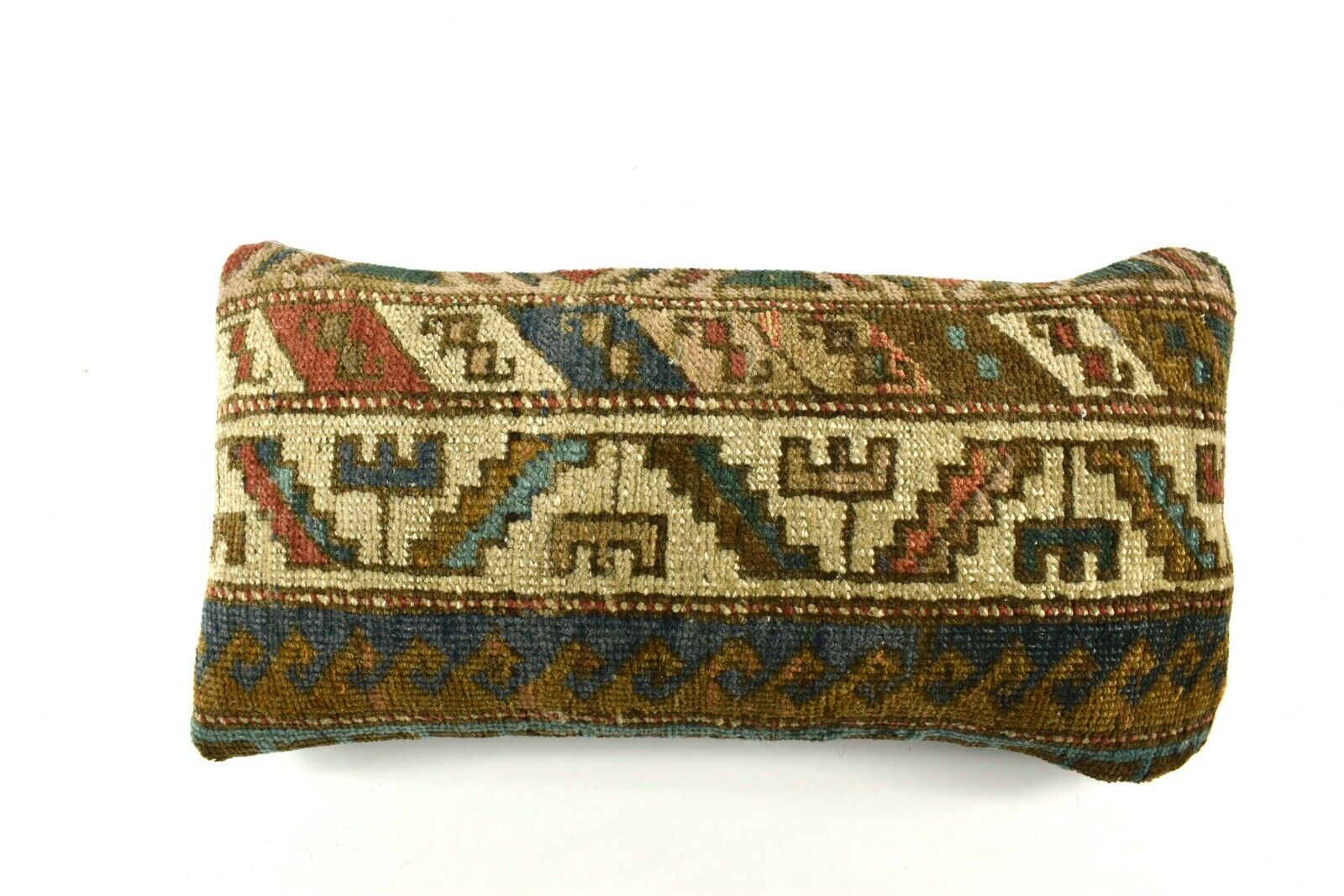 Kilim Lumbar Pillow Cover 10x20 Decorative Handmade Sofa Couch Cushion A2756