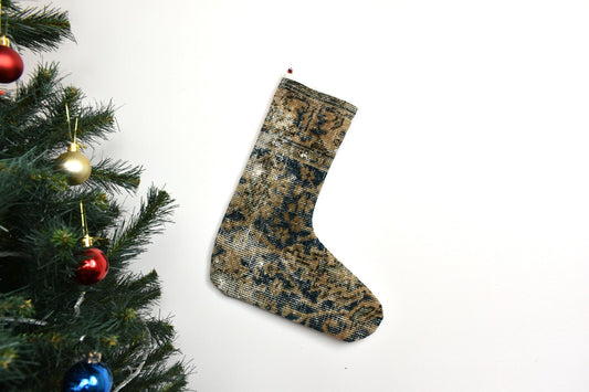 Kilim Christmas Stocking Vintage Rug Stocking Ethnic Decorative Xmas Socks S890