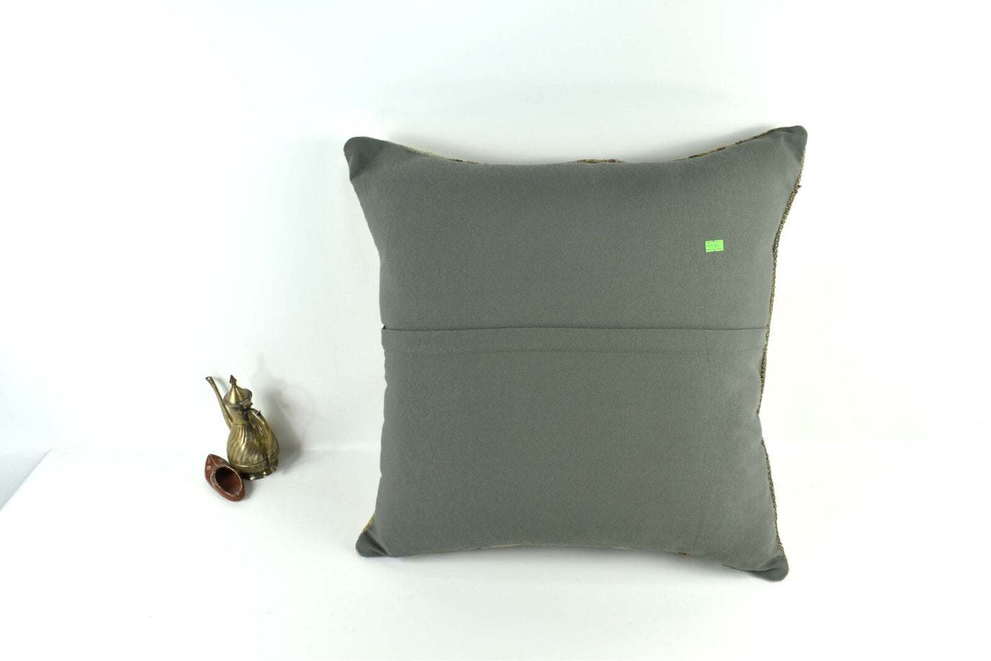 24x24 Kilim Pillow Cover Large Vintage Oushak Rug Ethnic Sofa Cushion 3569