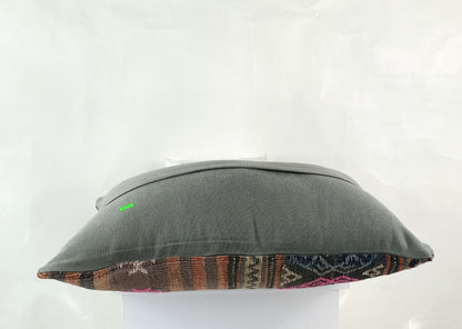 Home Decorative Handmade Throw Pillow Cover 16x24 Handmade Kilim Cushion E1243