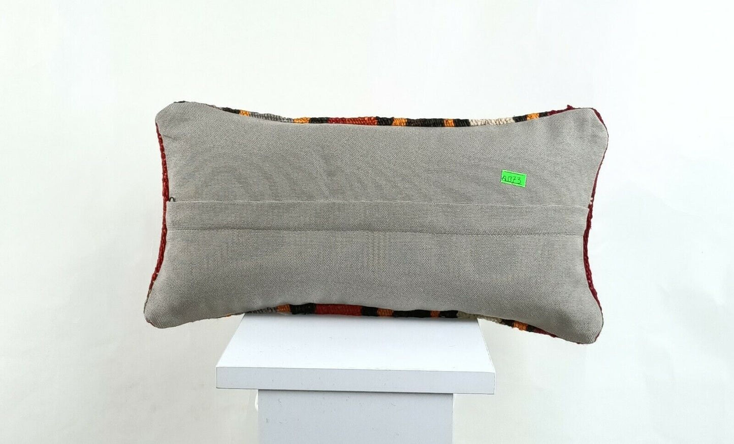 Kilim Pillow Cover 8x16 in Handmade Oriental Rug Tribal Ethnic Lumbar Case A1373