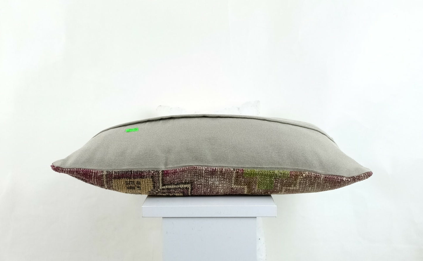 Kilim Lumbar Pillow Cover 10x20 Decorative Sofa Couch Handmade Cushion A1345