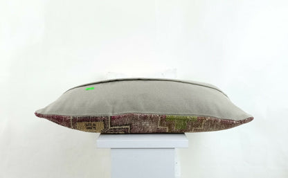 Kilim Lumbar Pillow Cover 10x20 Decorative Sofa Couch Handmade Cushion A1345