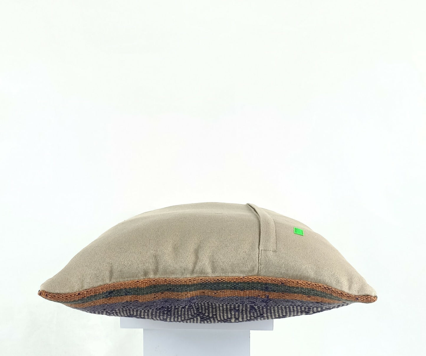 Kilim Pillow Cover 16x16 Handwoven Oushak Rug Ethnic Cushion Floor Lumbar A432