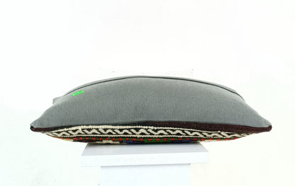 Turkish Cushion Cover 8"x16" Handmade Vintage Boho Ethnic Throw Pillow Case 1873