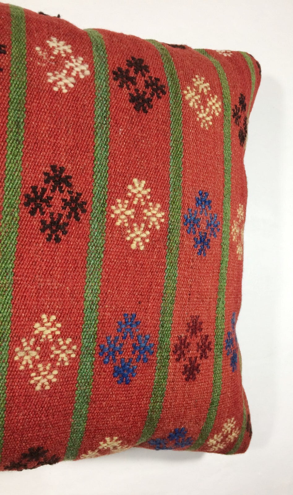 18"x18" Kilim Pillow Cover  Handmade Turkish Vintage Cushion Tribal Lumbar 219