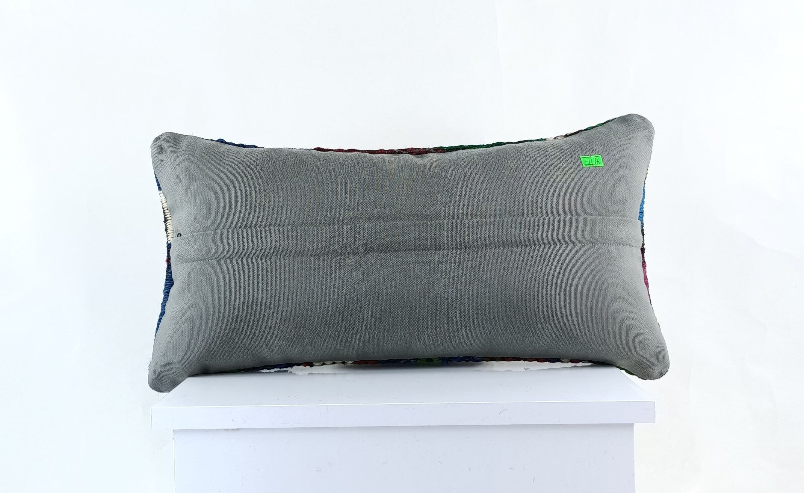 10x20 Kilim Lumbar Pillow Cover Vintage Ethnic Oushak Kilim Pillow Cover E1116