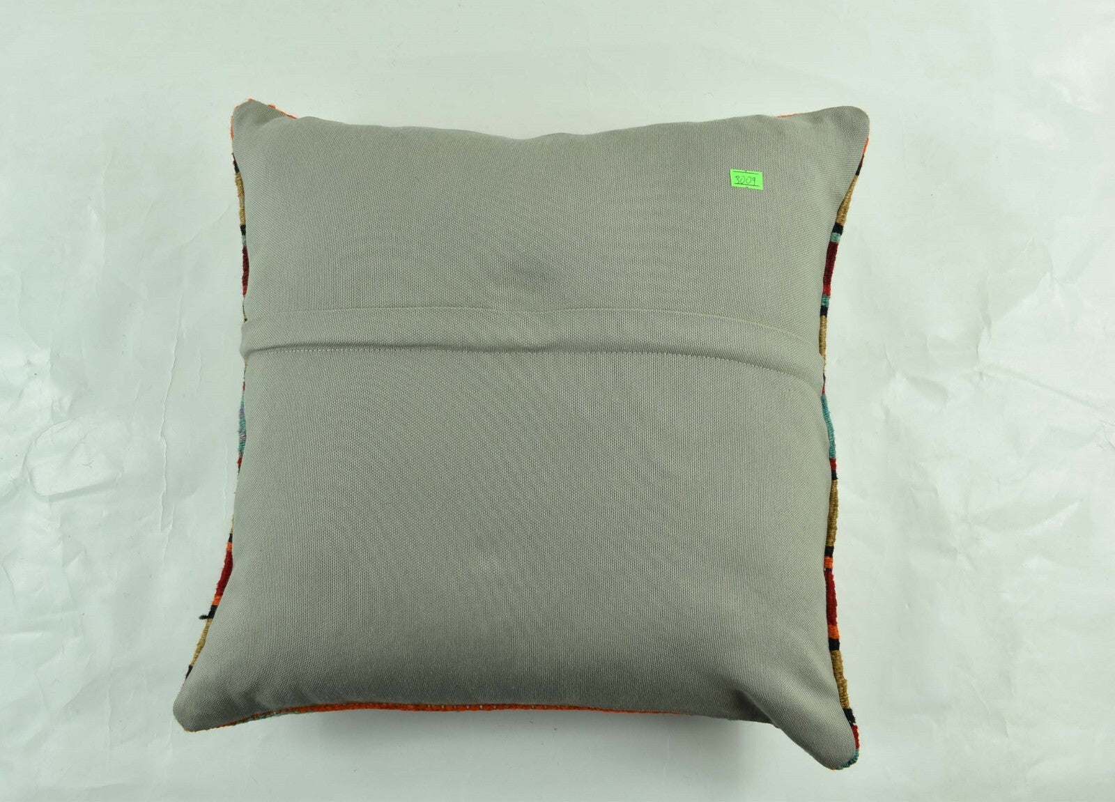 18"x18" Kilim Pillow Cover  Handmade Turkish Vintage Cushion Tribal Lumbar 3009