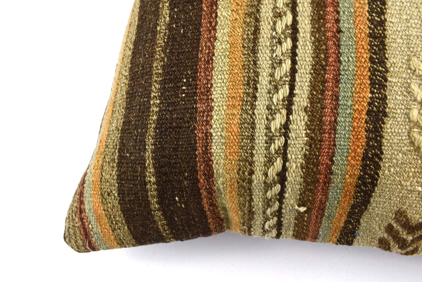 20x20 Kilim Pillow Cover Handmade Vintage Oushak Kilim Cushion Cover 4649