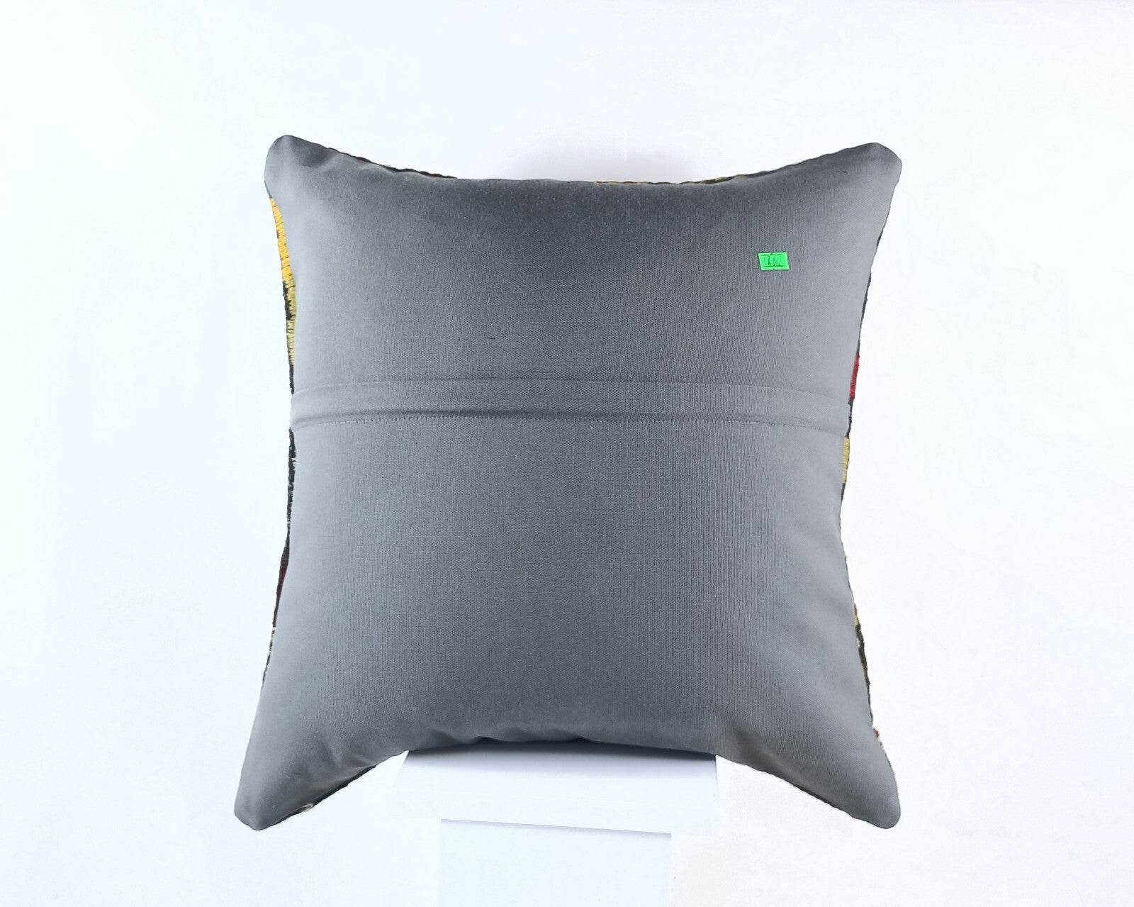 20x20 Kilim Pillow Cover Handmade Vintage Oushak Kilim Cushion Cover 1860