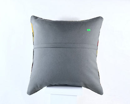 20x20 Kilim Pillow Cover Handmade Vintage Oushak Kilim Cushion Cover 1860