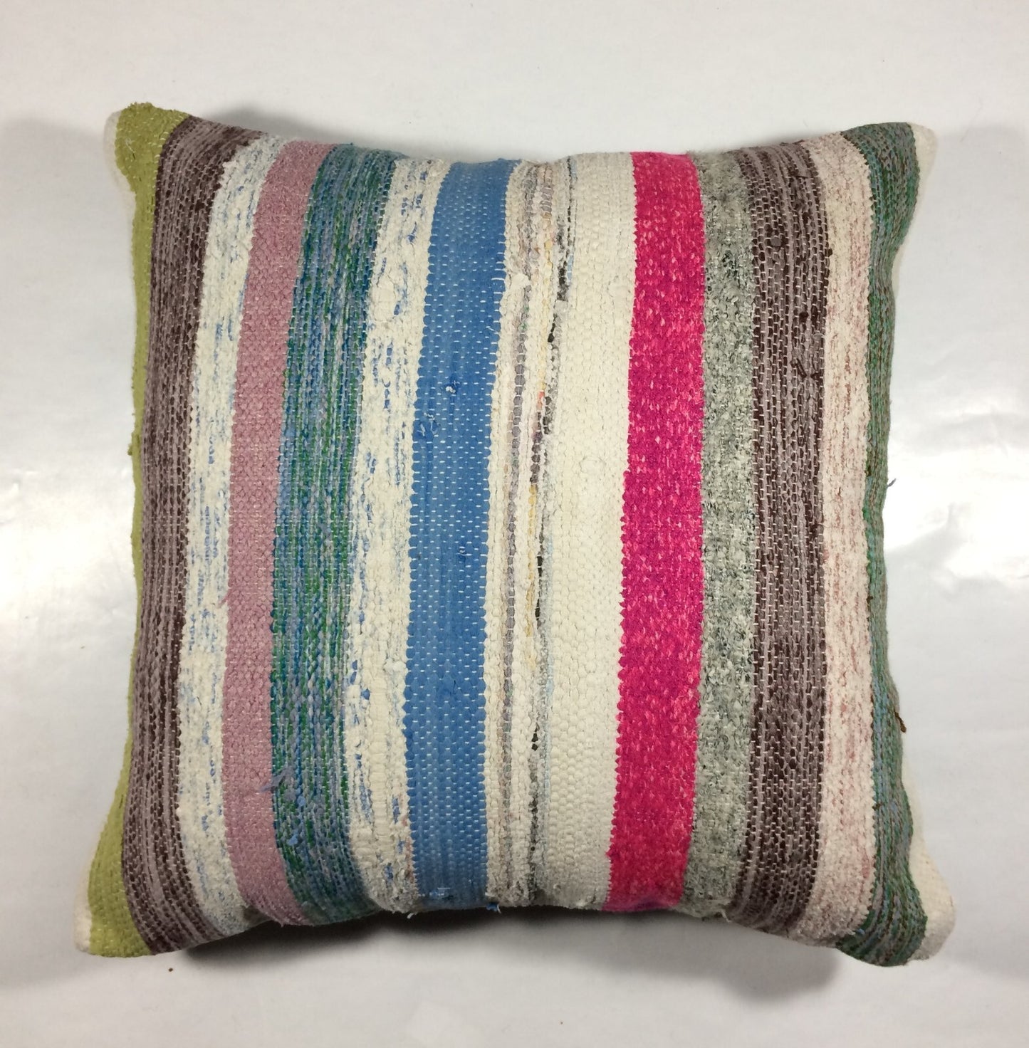 18"x18" Kilim Pillow Cover  Handmade Turkish Vintage Cushion Tribal Lumbar 227