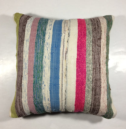 18"x18" Kilim Pillow Cover  Handmade Turkish Vintage Cushion Tribal Lumbar 227