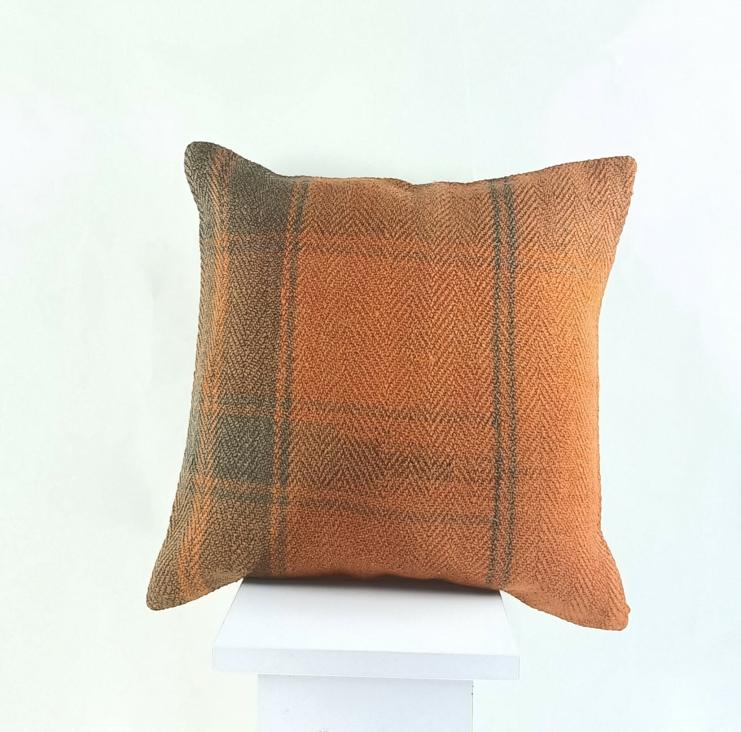 Kilim Pillow Cover 16x16 Oriental Traditional Handmade Boho Lumbar Cushion  A874