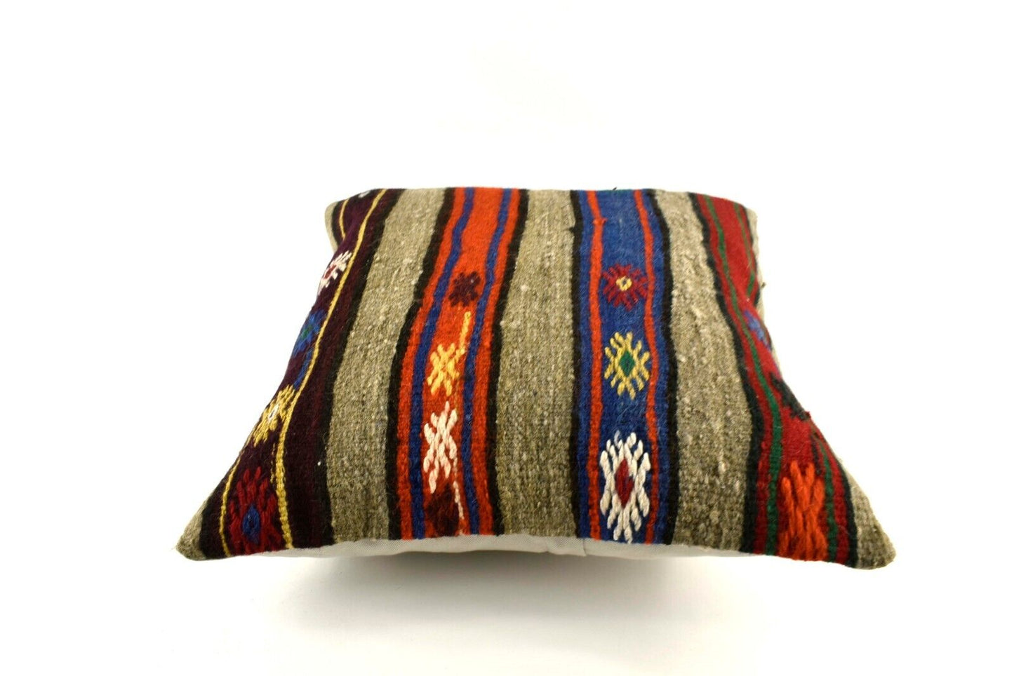 20x20 Kilim Pillow Cover Handmade Vintage Oushak Kilim Cushion Cover 4115