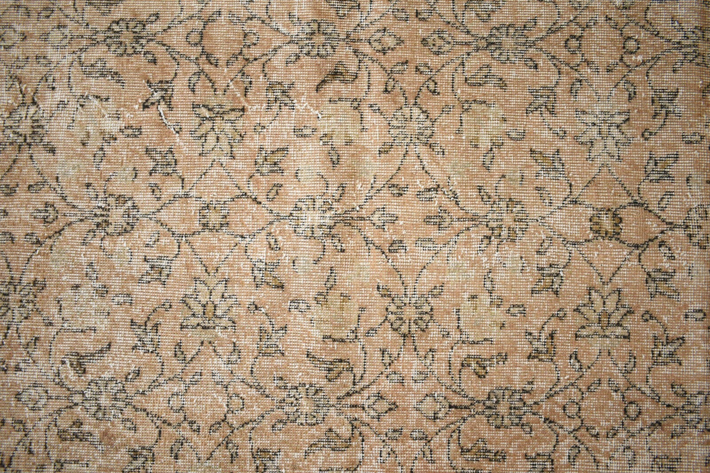 Vintage Oushak Rug 6.4x3.7 ft Turkish Floor Rug Faded Area Rug Oriental Rug U02