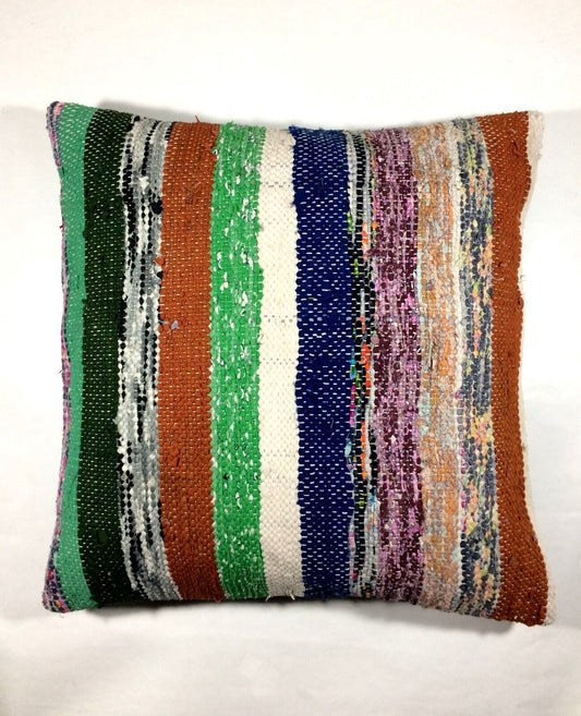 20x20 Kilim Pillow Cover Handmade Vintage Oushak Kilim Cushion Cover 254