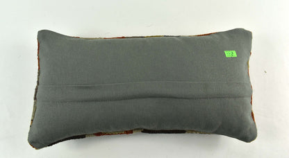 Turkish Cushion Cover 8"x16" Handmade Vintage Boho Ethnic Throw Pillow Case 3749