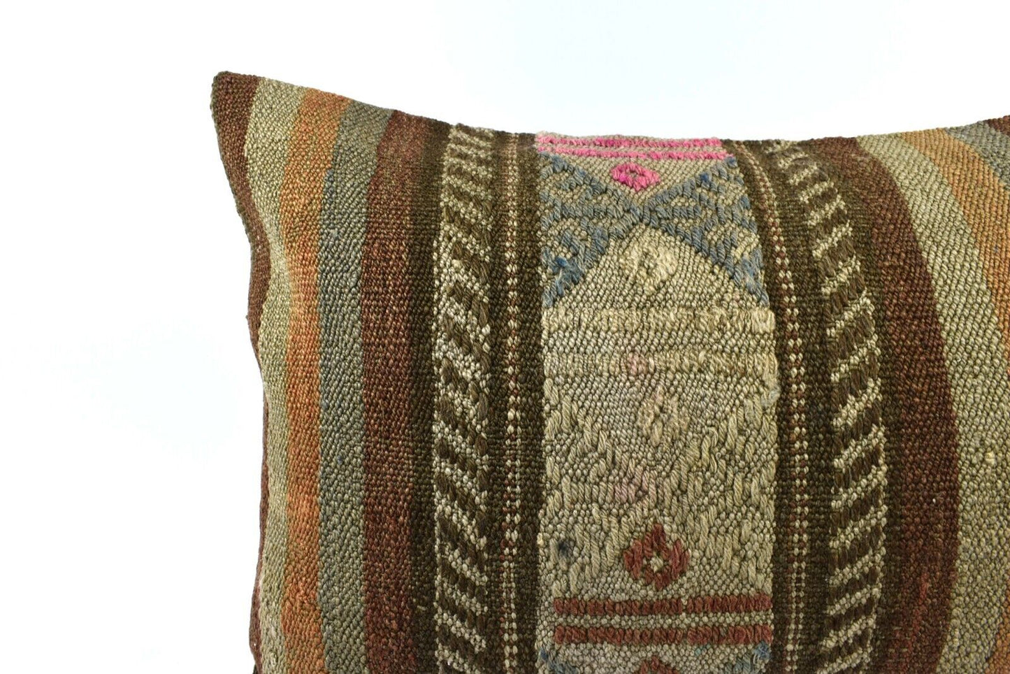 16x24 Kilim Pillow Cover Handmade Vintage Anatolian Lumbar Cushion Cover 4778