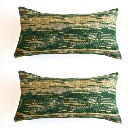 2 pcs/set Ethnic Design Fabric Pillow Cover Handmade Rustic Tribal Boho Lumbar