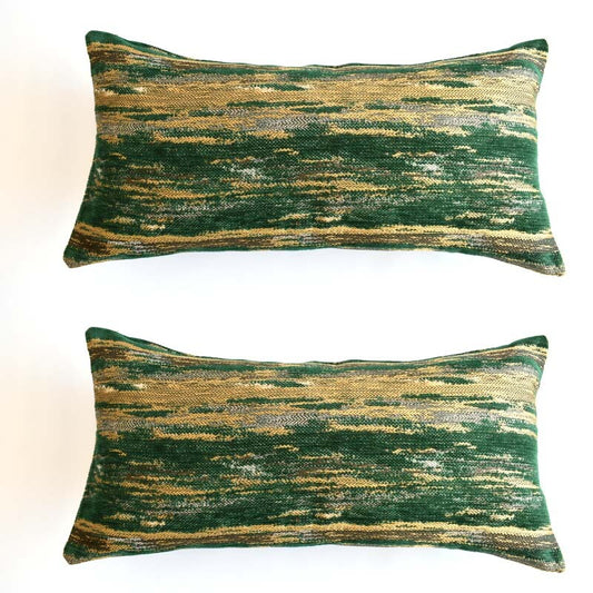 2 pcs/set Ethnic Design Fabric Pillow Cover Handmade Rustic Tribal Boho Lumbar