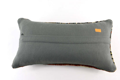 Turkish Cushion Cover 8"x16" Handmade Vintage Boho Ethnic Throw Pillow Case 4435