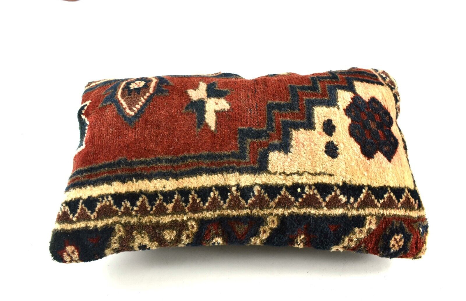 Kilim Pillow Cover 12x20 Handmade Turkish Rug Boho Ethnic Lumbar Cushion 3775