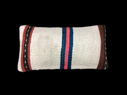 Turkish Cushion Cover 8"x16" Handmade Vintage Boho Ethnic Throw Pillow Case 1460