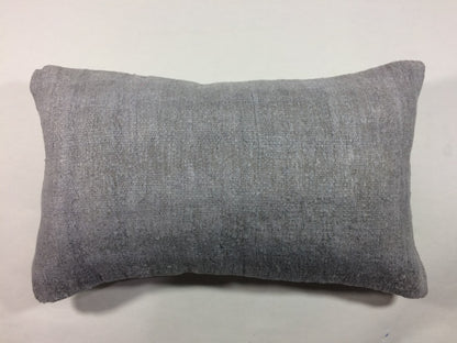 Kilim Pillow Cover 12x20 Handmade Turkish Rug Boho Ethnic Lumbar Cushion 1491