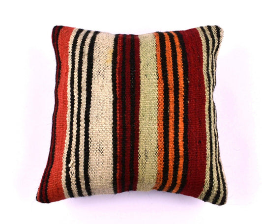 16x16 Ethnic Vintage Turkish Rug Pillow Cover Home Decorative Boho Cushion 4499