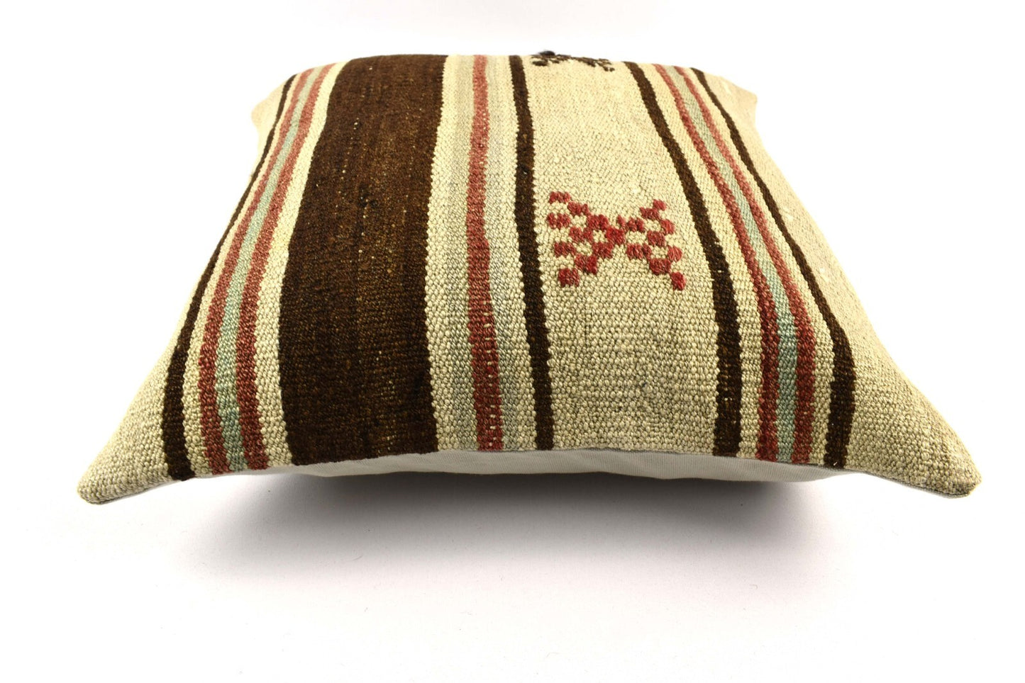 18"x18" Kilim Pillow Cover  Handmade Turkish Vintage Cushion Tribal Lumbar 4625