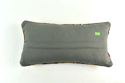 Turkish Cushion Cover 8"x16" Handmade Vintage Boho Ethnic Throw Pillow Case 3711