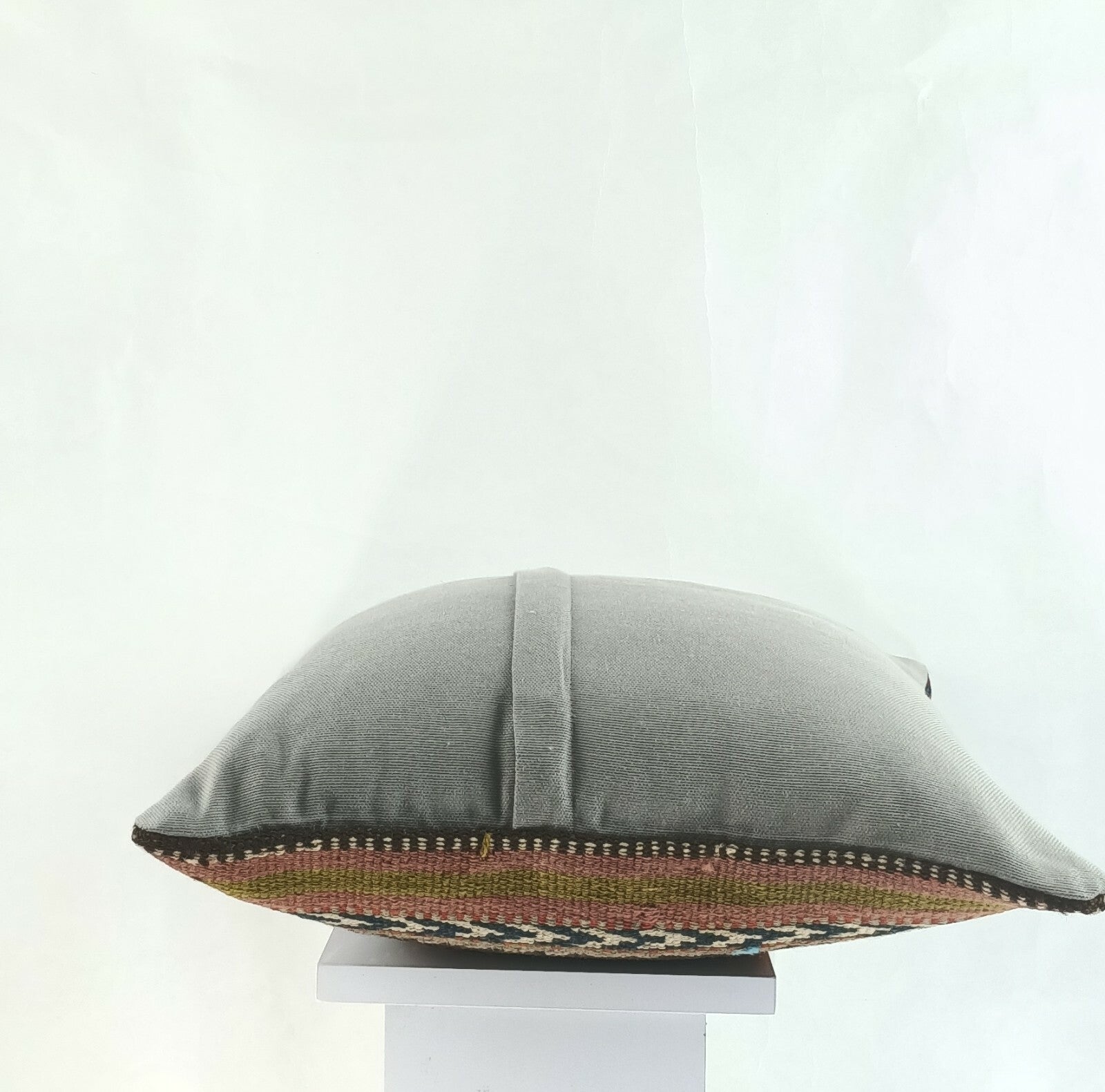 Kilim Cushion Case 16x16 Traditional Handmade Oushak Throw Pillow Cover A850