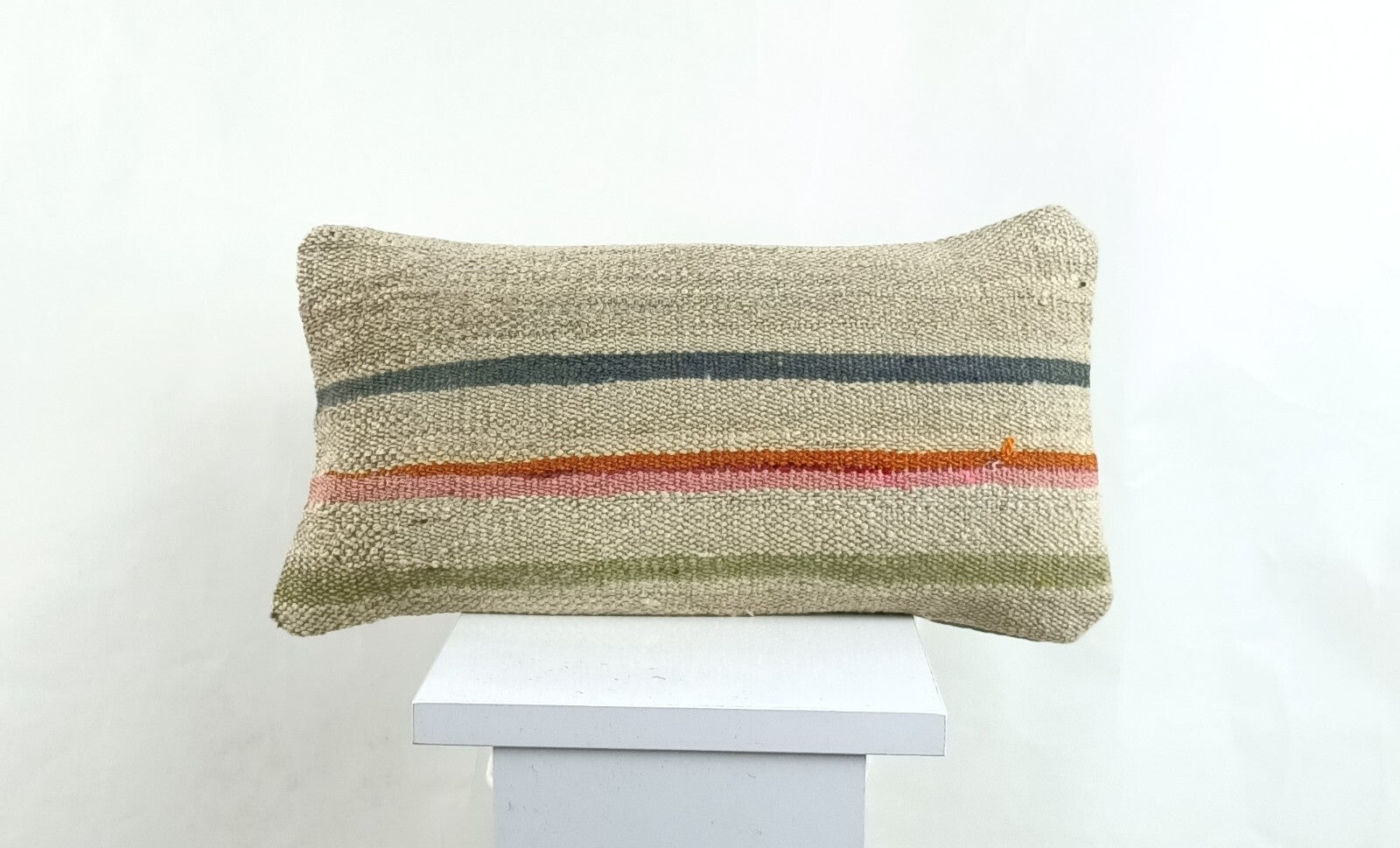 Turkish Cushion Cover 8"x16" Handmade Vintage Boho Ethnic Throw Pillow Case 2627