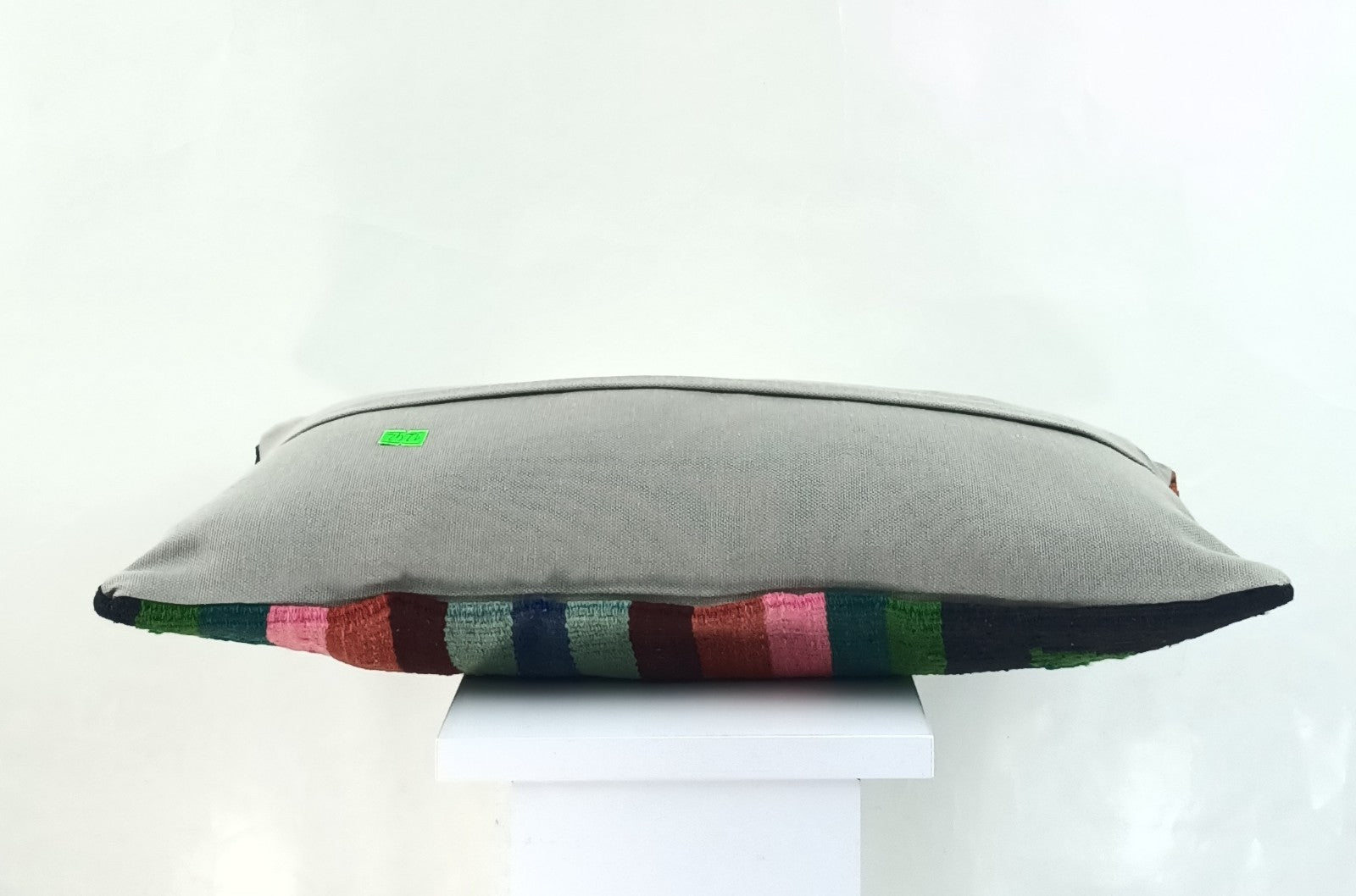 10x20 Kilim Lumbar Pillow Cover Vintage Ethnic Oushak Kilim Pillow Cover 2242