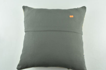 20x20 Kilim Pillow Cover Handmade Vintage Oushak Kilim Cushion Cover 4121