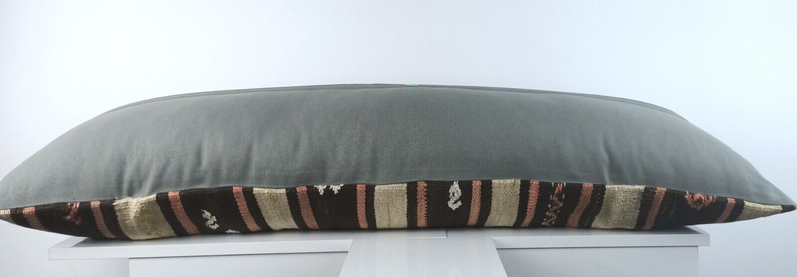 Extra Large Kilim Pillow Cover 16x48 Handmade Ethnic Boho Oriental Lumbar A1596