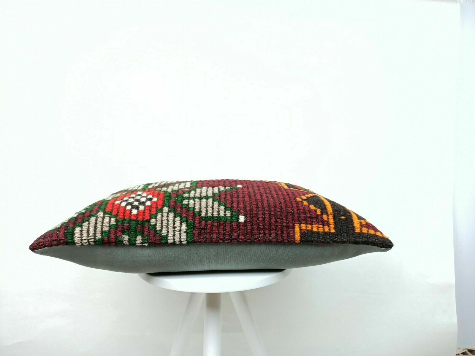 Handmade Kilim Pillow Cover 16x24 Vintage Rug Tribal Ethnic Bohemian Lumbar E473