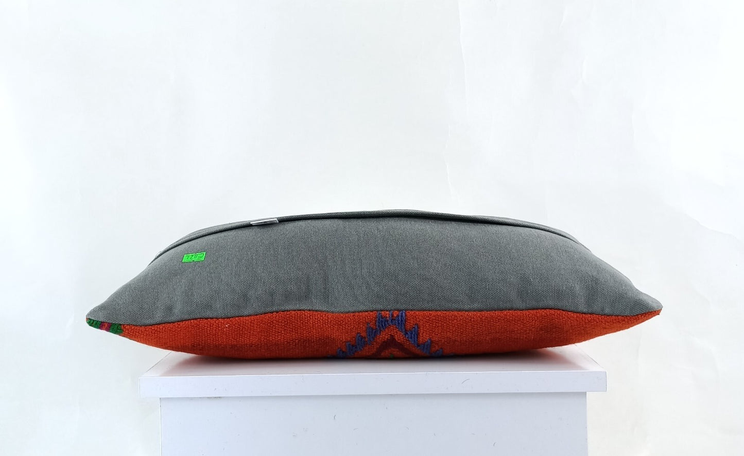 10x20 Kilim Lumbar Pillow Cover Vintage Ethnic Oushak Kilim Pillow Cover E1122