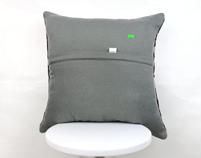 20x20 Kilim Pillow Cover Handmade Vintage Oushak Kilim Cushion Cover A360