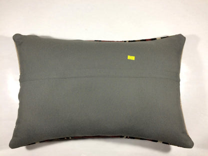 Kilim Pillow Cover 16x24 Tribal Vintage Turkish Carpet Lumbar Pillow Cover 301