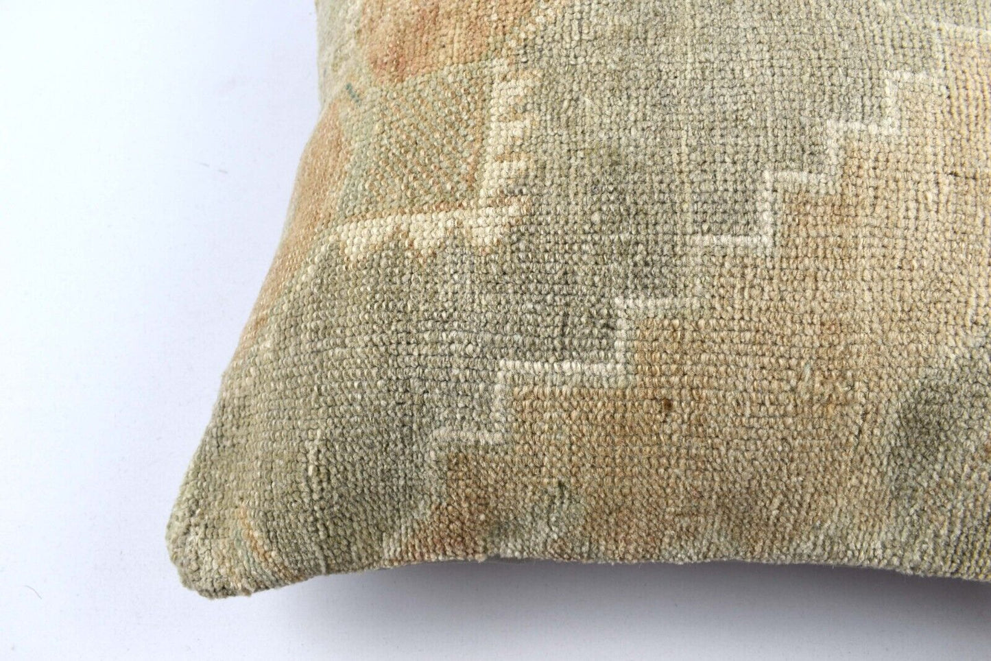 24x24 Kilim Pillow Cover Large Vintage Oushak Rug Ethnic Sofa Cushion 4845