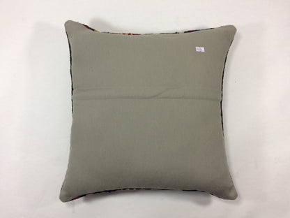 18"x18" Kilim Pillow Cover  Handmade Turkish Vintage Cushion Tribal Lumbar 1254