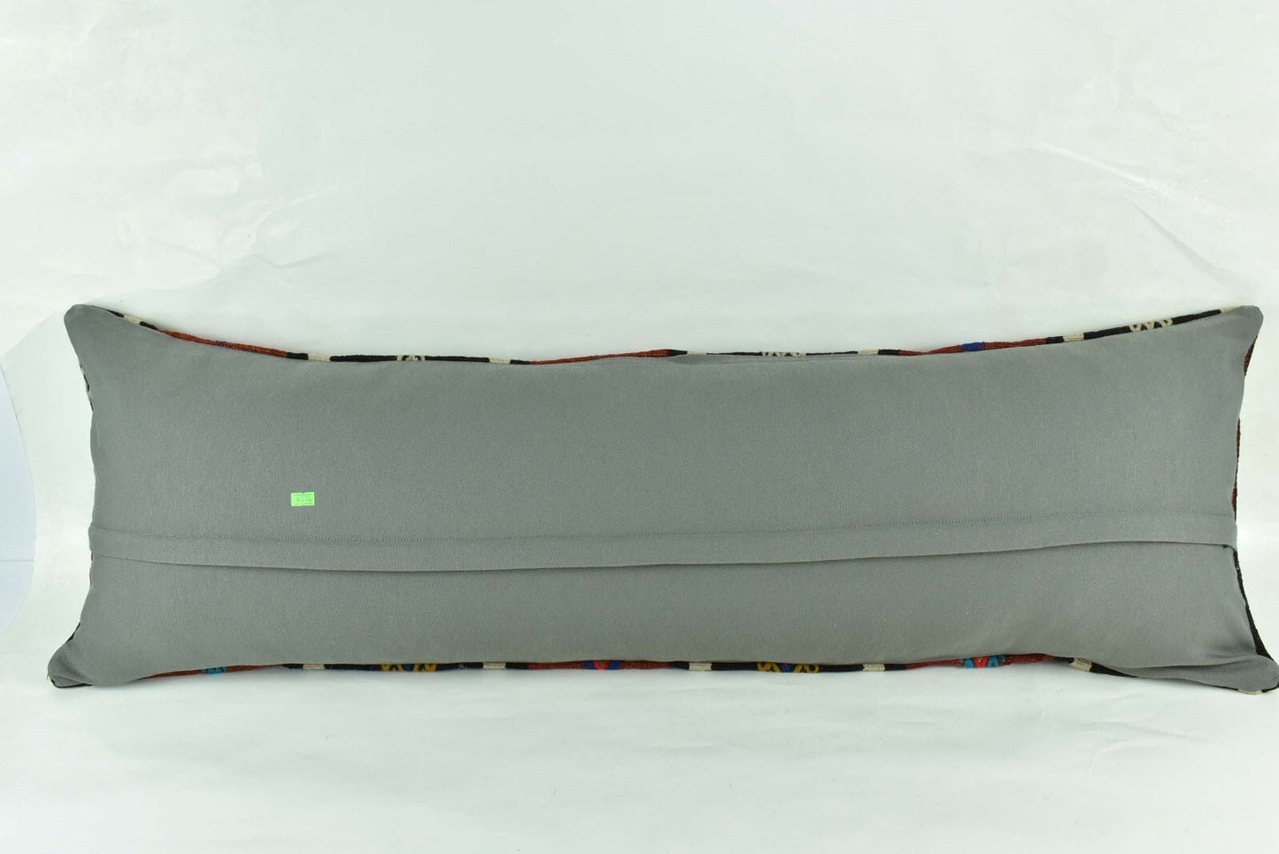 Extra Large Kilim Pillow Cover 16x48 Handmade Ethnic Boho Oriental Lumbar 3229
