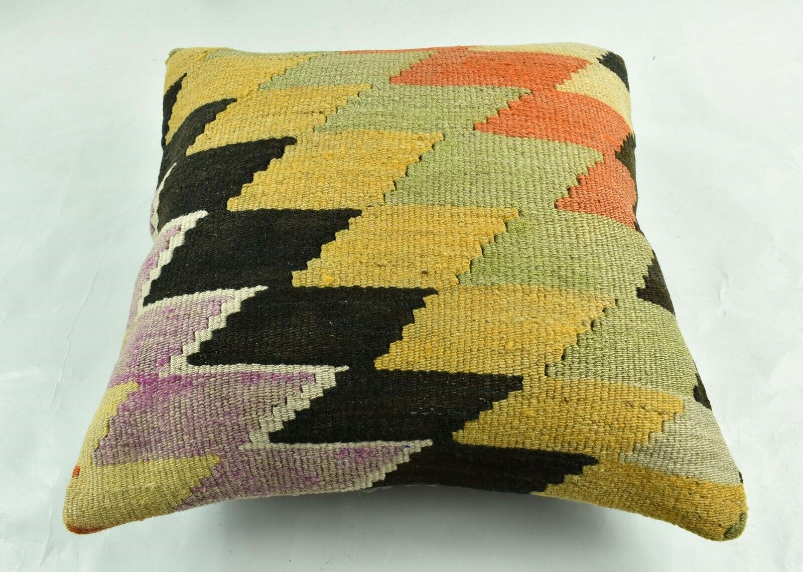 20x20 Kilim Pillow Cover Handmade Vintage Oushak Kilim Cushion Cover A1891