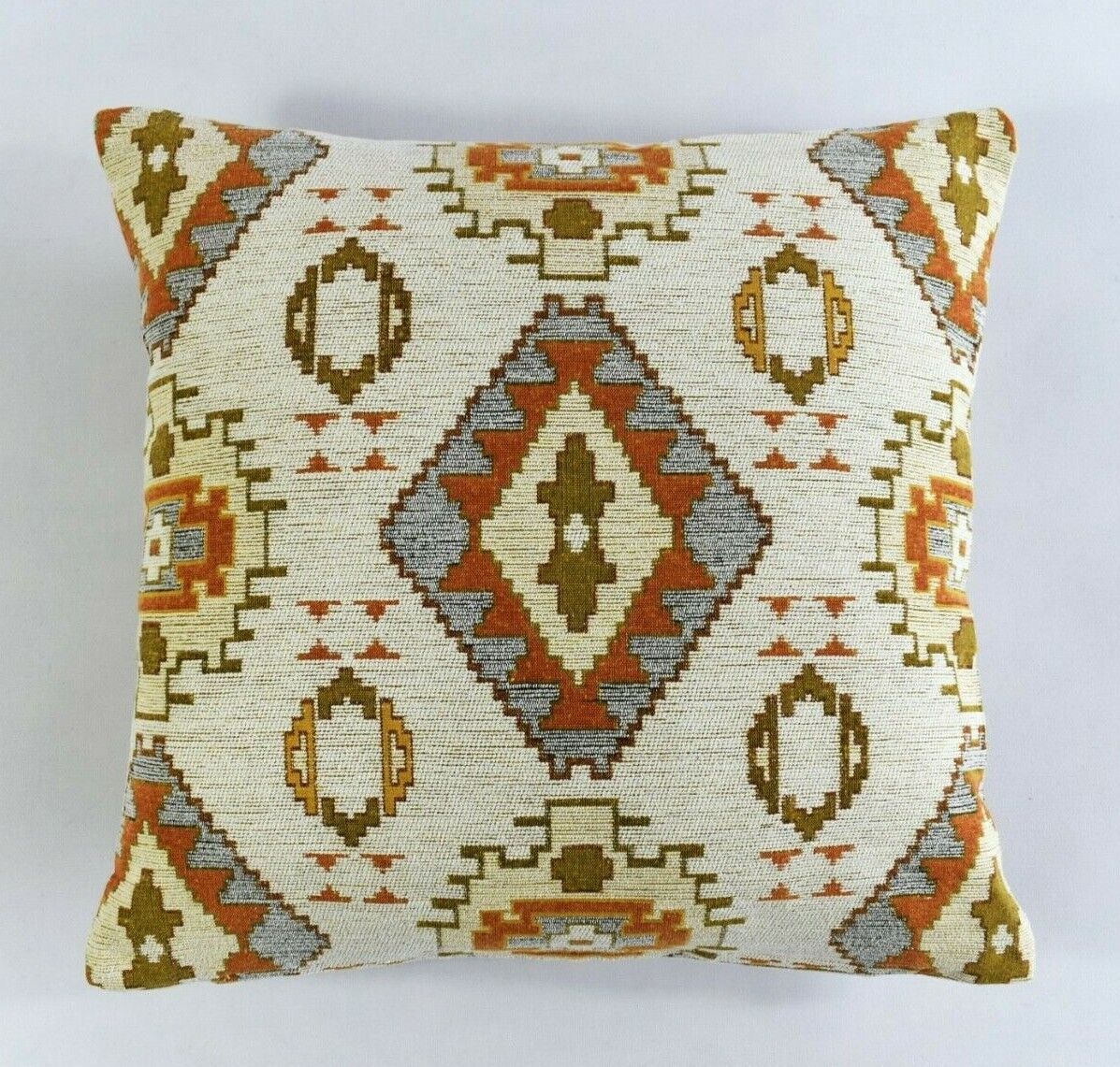 Turkish Woven Fabric Kilim Pattern Decorative Lumbar Pillow Cover Ethnic Tribal