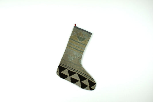 Kilim Christmas Stocking Vintage Rug Stocking Ethnic Decorative Xmas Socks S847