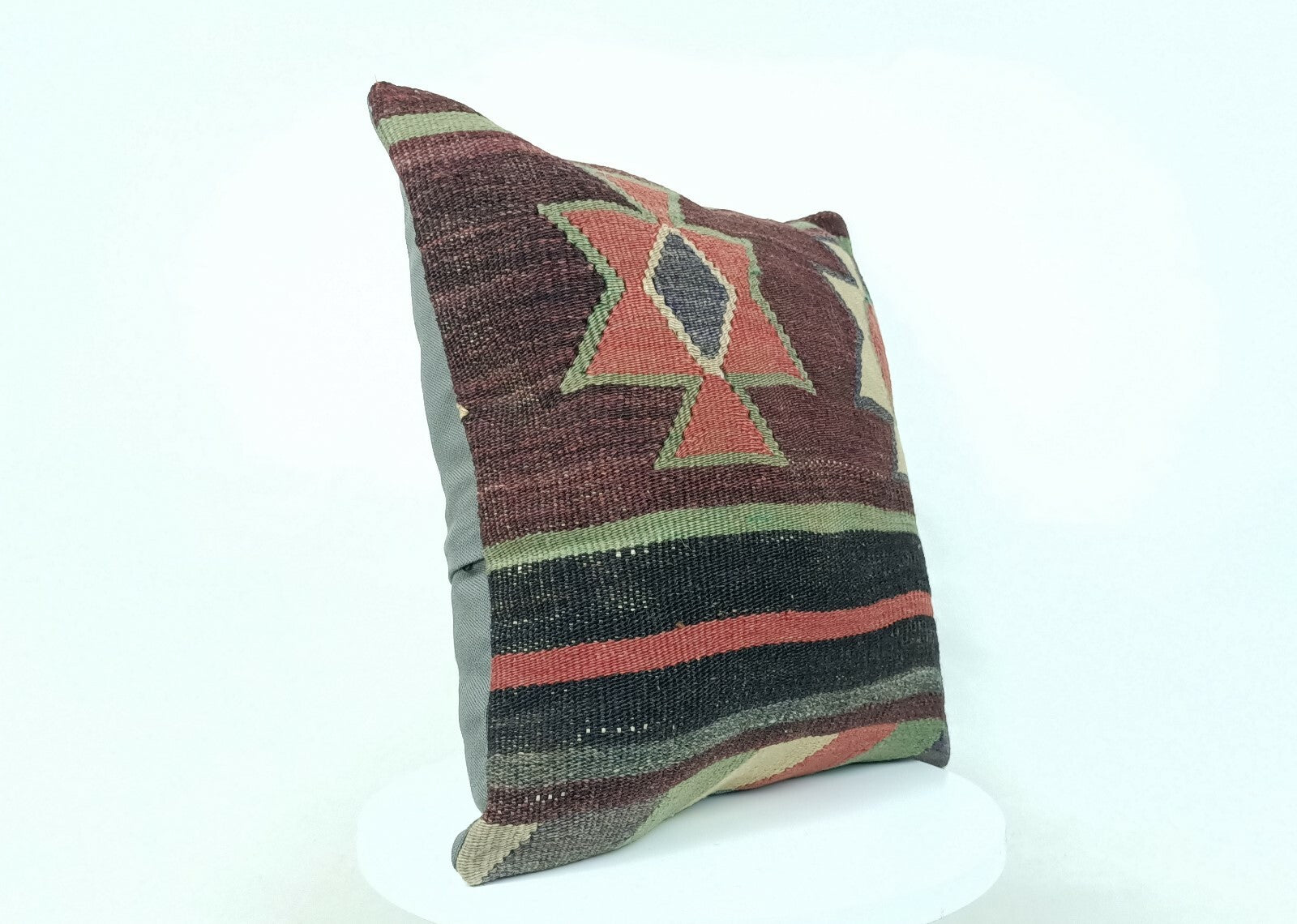 Kilim Cushion Cover 16"x16"  Handmade Home Decorative Throw Pillow Cover A329