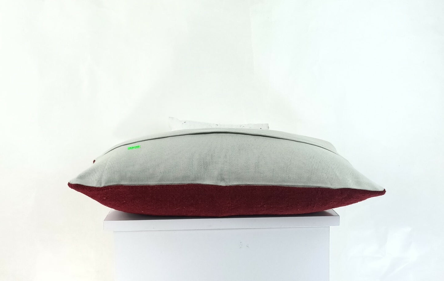 Kilim Lumbar Pillow Cover 12x20 Bohemian Vintage Wool Sofa Couch Cushion A982